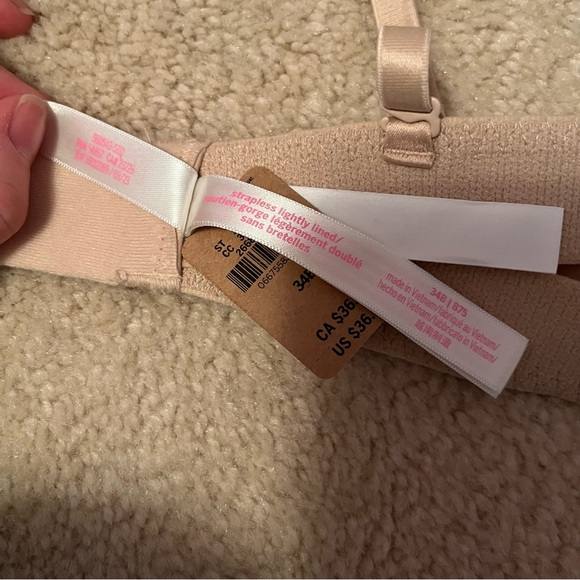 NWT! Victoria’s Secret PINK ‘Strapless Lightly Lined Bra’ - Picture 5 of 7